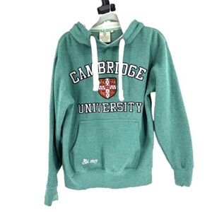 Authentic CAMBRIDGE UNIVERSITY Merchandise Hoodie w/Upscale Embossed Lettering
